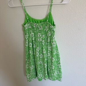art class Green and White Floral Camisole